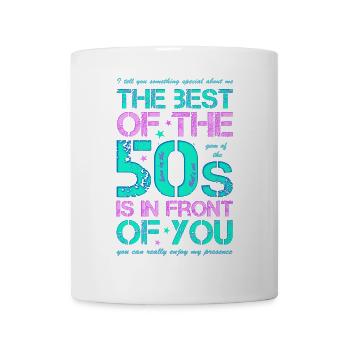 50er Fünfziger 50s 50's - Tasse - Weiß - Vorne