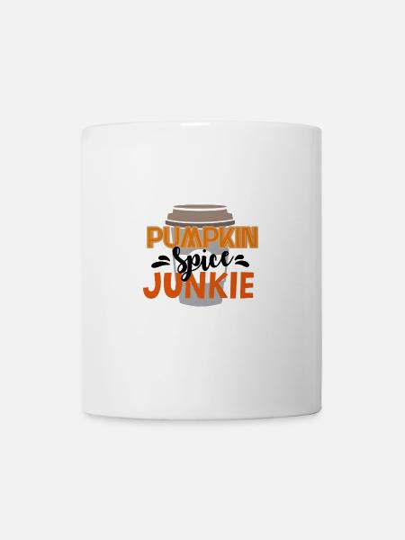 Kürbis Gewürz Pumpkin Spice Herbst - Tasse - Weiß