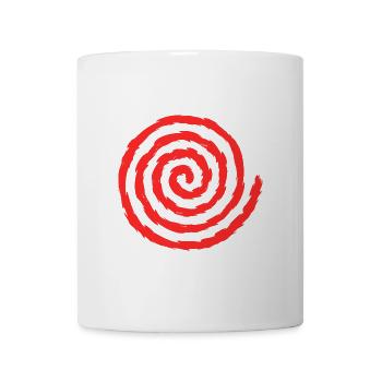 Spirale Symbol Wachstum und Erweiterung - Tasse - Weiß - Vorne
