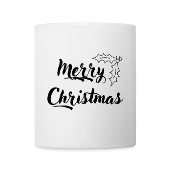 Merry Christmas – Klassisch & Festlich - Tasse - Weiß - Vorne