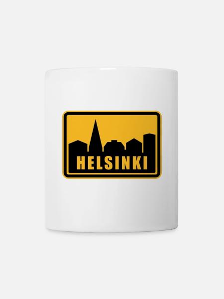 Helsinki - Tasse - Weiß