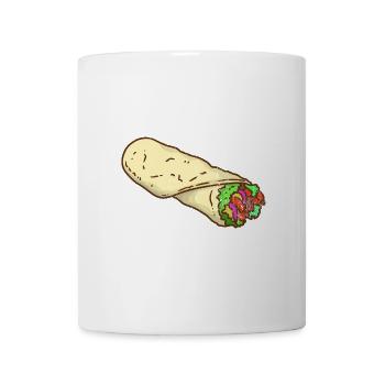 Saftiger Döner Lammfleisch Imbiss - Tasse - Weiß - Vorne
