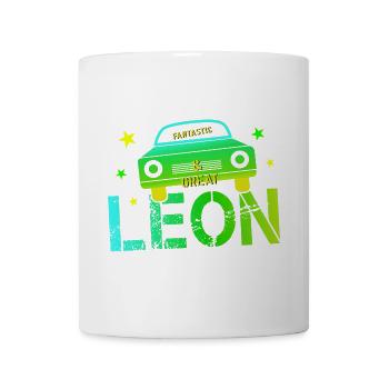 Leon Geburtstag Leon - Tasse - Weiß - Vorne