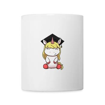 Bachelor Unicorn Graduation - Tasse - Weiß - Vorne