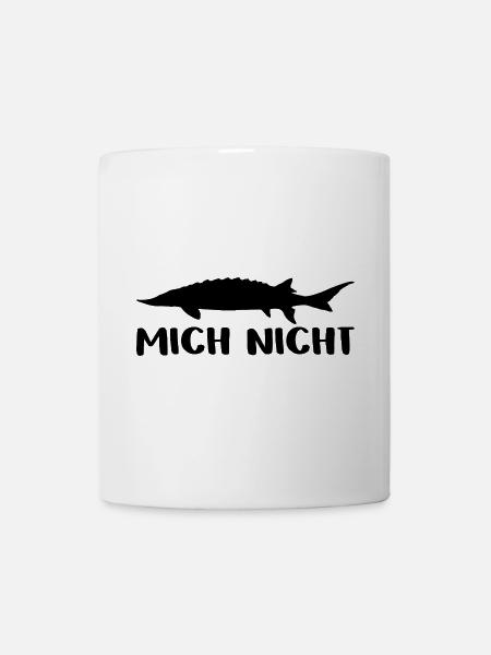 Stör mich nicht - Störsilhouette mit Spruch - Tasse - Weiß