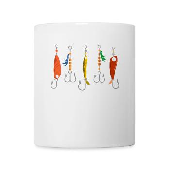 Angelköder Blinker Kunstköder - Tasse - Weiß - Vorne