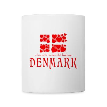 Dänemark Danmark - Tasse - Weiß - Vorne