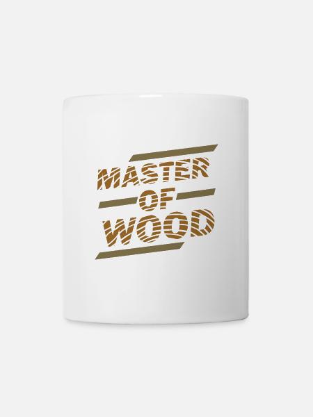 Handfester Schreiner Werkzeugkiste - Tasse - Weiß