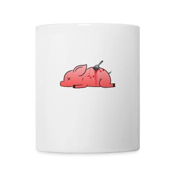 Dead Pig - Tasse - Weiß - Vorne