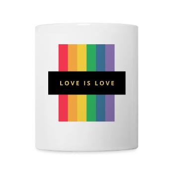 Liebe in allen Farben! LGBTQ+ - Tasse - Weiß - Vorne