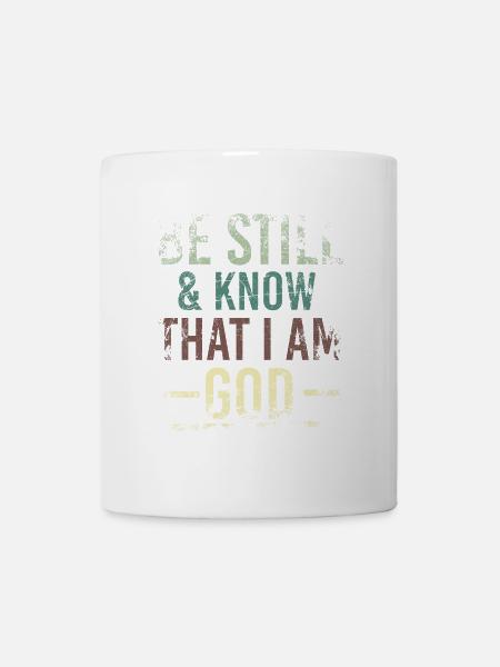 I Am God - Tasse - Weiß