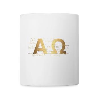 Alpha & Omega - Tasse - Weiß - Vorne