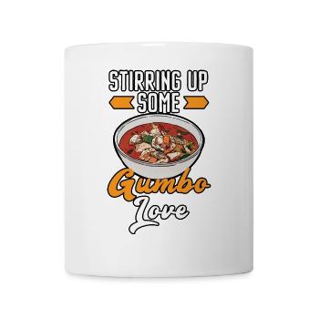 Gumbo-Liebhaber Foodie Louisiana Essen Cajun-Küche - Tasse - Weiß - Vorne