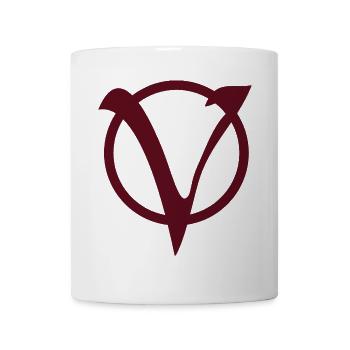 Vendetta Logo - Tasse - Weiß - Vorne