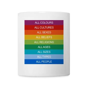 Tolerance Equality Inclusion Tolerance Pride Queer - Mug - white - Front
