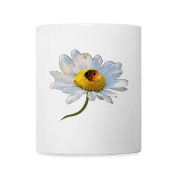 Margerite Marienkäfer - Tasse - Weiß - Vorne