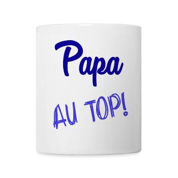 FROHER VATERTAG. PAPA. VATERTAG - Tasse - Weiß - Vorne