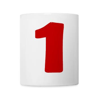 1. 1 JAHR. 1. JAHRESTAG. 1 JAHR GEBURTSTAG - Tasse - Weiß - Vorne
