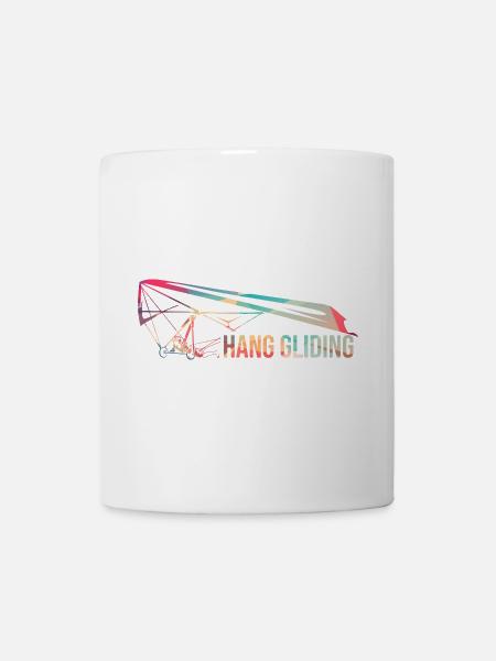 Mutiger Drachenflieger Höhenflug - Tasse - Weiß