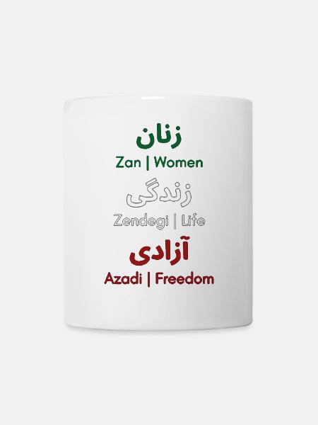 Iran Revolution | Women. Life. Freedom - Tasse - Weiß