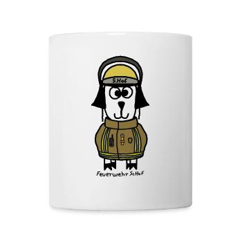 Feuerwehr ScHoF - Tasse - Weiß - Vorne