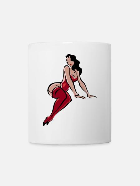 Lady - Tasse - Weiß