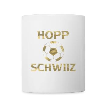Hopp Schwiiz - Tasse - Weiß - Vorne