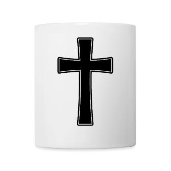 Cross religion Christian - Mug - white - Front