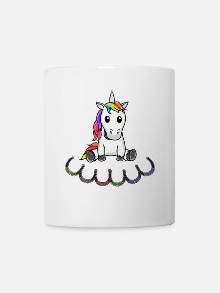 Einhorn Einhörner Kinder Kind - Tasse - Weiß