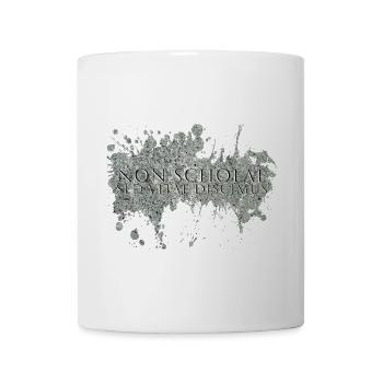 non scholae sed vitae discimus - Tasse - Weiß - Vorne