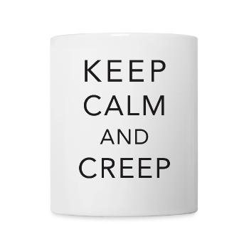 Keep calm and creep - Tasse - Weiß - Vorne
