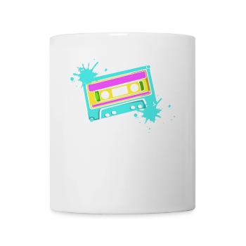 Kassette - Tasse - Weiß - Vorne
