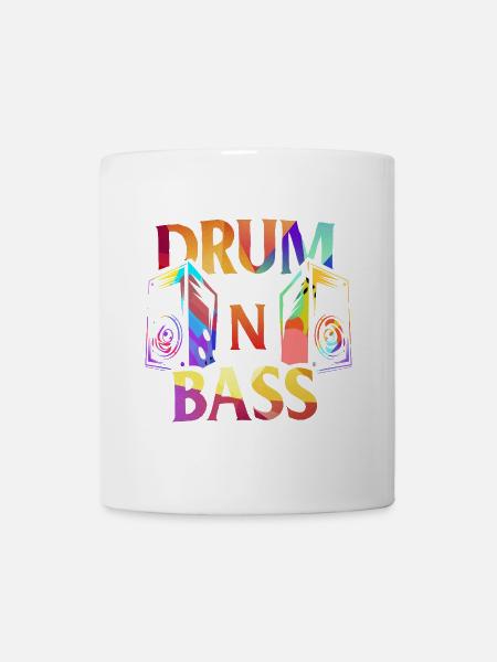 Elektrisierender Drum n Bass Rave - Tasse - Weiß