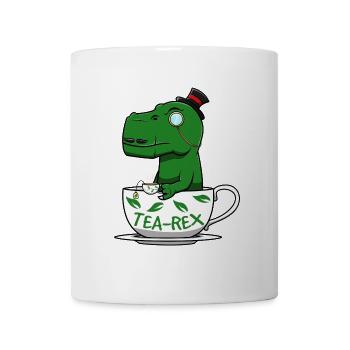 Tea-Rex Dino Tyrannosaurus - Tasse - Weiß - Vorne