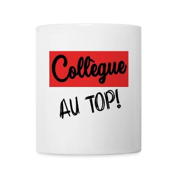 COLLEAGUE. START. RETIREMENT. EMPLOYMENT. HUMOR - Mug - white - Front