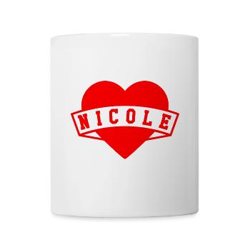 Nicole Herzen - Tasse - Weiß - Vorne