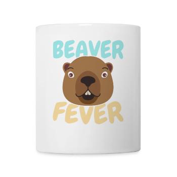 Biber Fieber Wildtier Kanada Damm Nagetier - Tasse - Weiß - Vorne
