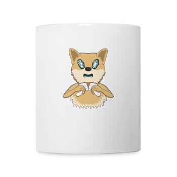 Psy Hund Psytrance Tier Psychedelisch Trip Trippen - Tasse - Weiß - Vorne