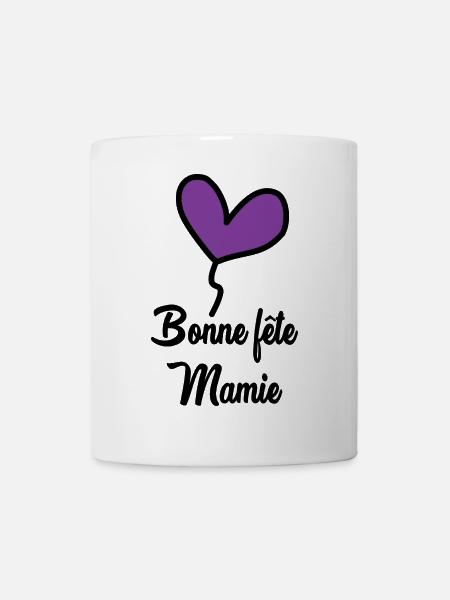 MAMIE. GRAND-MERE. FÊTE DES MÈRES - Mug blanc - blanc