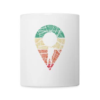Schatzsuche GPS Schnitzeljagd Cacher Cache - Tasse - Weiß - Vorne