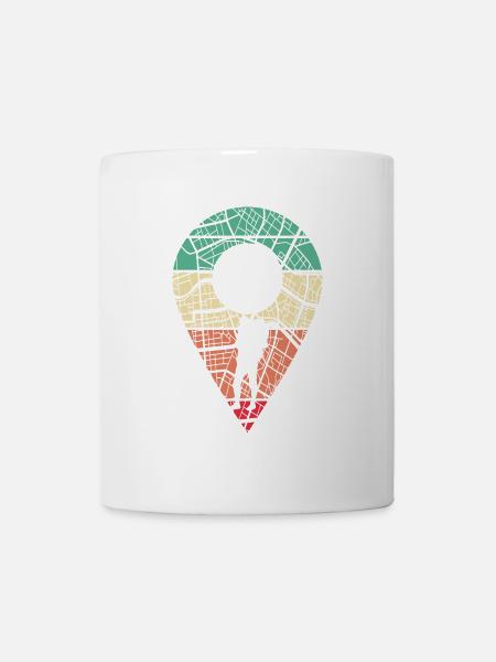 Schatzsuche GPS Schnitzeljagd Cacher Cache - Tasse - Weiß