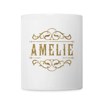 Amelie gold - Tasse - Weiß - Vorne