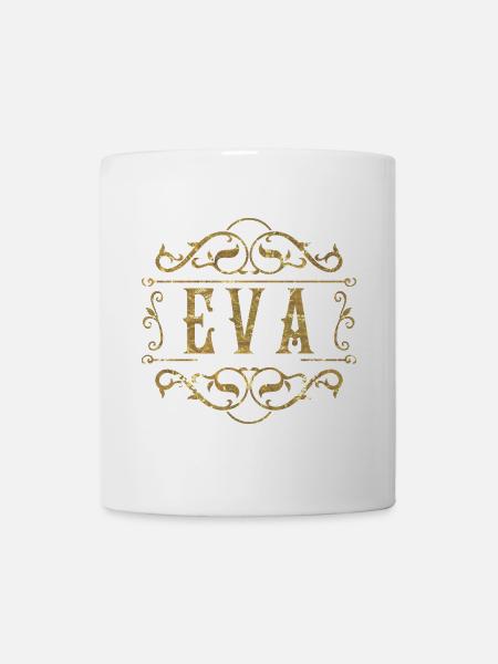 Eva gold - Tasse - Weiß
