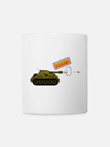 Panzer - Boom - Tasse - Weiß