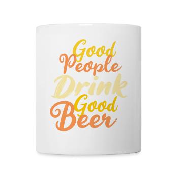Good people drink good beer - Mug - white - Front