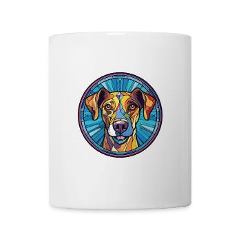 Alano Español Hunderasse Aquarell Illustration - Tasse - Weiß - Vorne