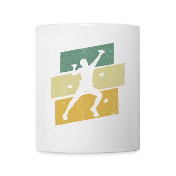 Bouldern Klettern Boulder Kletterer Bergsteiger - Tasse - Weiß - Vorne