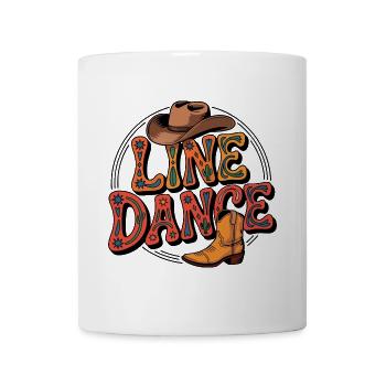 Line Dance mein Hobby - meine Passion - mein Ding - Tasse - Weiß - Vorne
