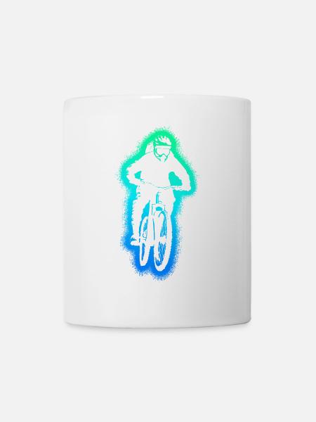 MTB Mountain Bike Biker Kinder Mountainbike Jungen - Tasse - Weiß