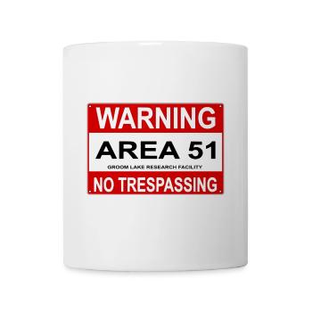 AREA 51 Shield - Mug - white - Front